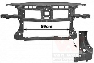 VAN WEZEL 5839668 -  Облицовка передка